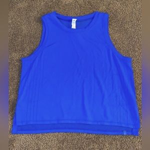 Lululemon Blue Loose Cropped Tank